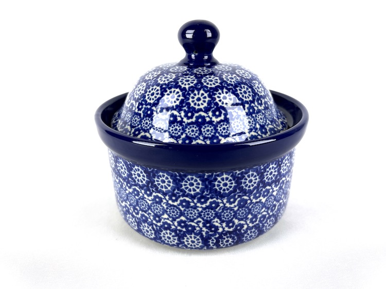 496  Bunzlau Voorraadpot / snoeppot 2615X - 496 (Bunzlau). 496  Bunzlau Voorraadpot/Snoeppot 2615X 0