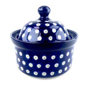 496  Bunzlau Voorraadpot / snoeppot 70AX Blue Eyes - 496 (Bunzlau). 496 &nbsp;Bunzlau Voorraadpot / snoeppot 70AX Blue Eyes 0