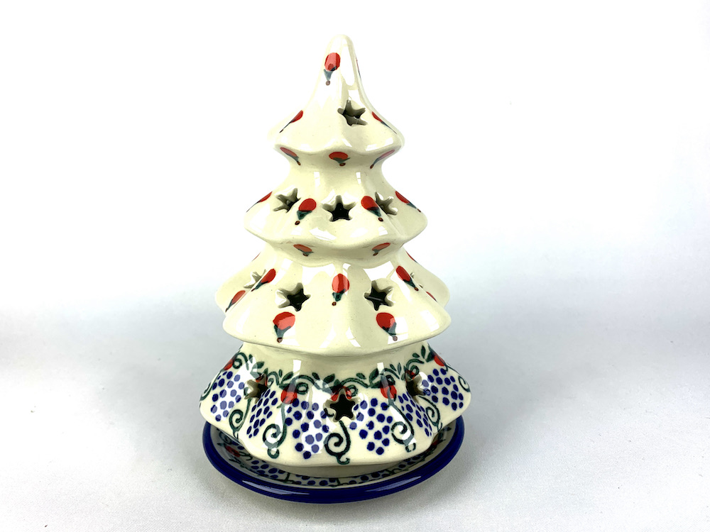 513 Bunzlau Kerstboom 2516 - 513 (Bunzlau). 513 Bunzlau Kerstboom 2516 rode bal  Sfeervol waxinelicht Haal de gezelligheid met Bunzlau in huis.