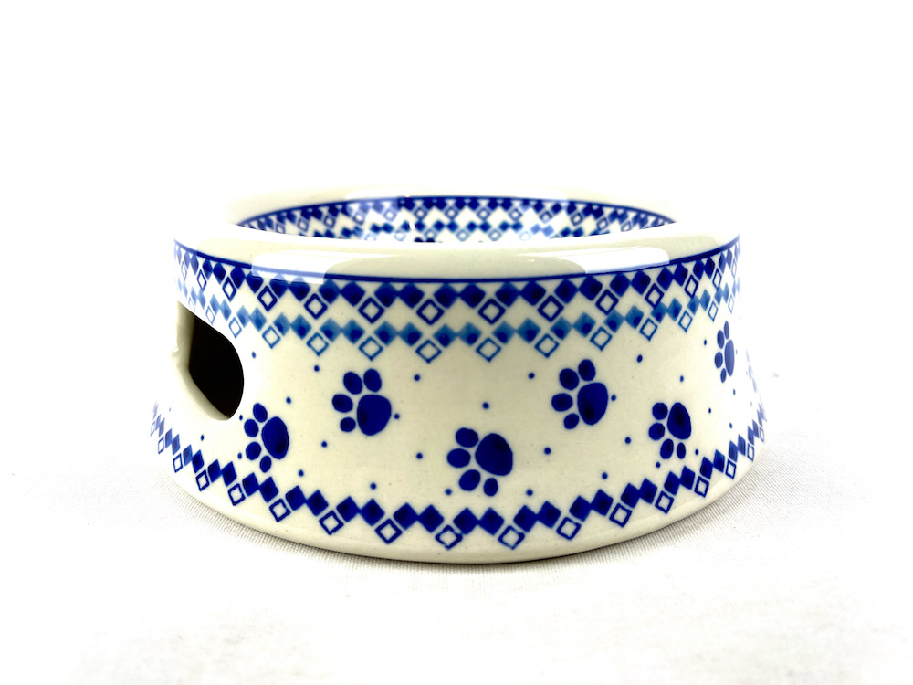 524 Bunzlau honden voerbak 1767X - 524 (Bunzlau). 524 Bunzlau Hondenvoerbak 1767X Leuke honden of katten voerbak kleiner model Giveaway actie te zien op fb polska blue.