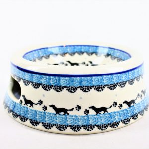 524 Bunzlau honden voerbak 2152 Teckel - 524 (Bunzlau). 524 Bunzlau Hondenvoerbak Teckel 2152  Unieke voerbak Eigenlijk de maat voor een poezen voerbak