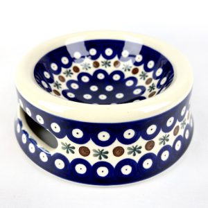 524 Bunzlau honden voerbak 70X Flower Tendril - 524 (Bunzlau). 524 Bunzlau honden voerbak 70X Flower Tendril Leuke honden