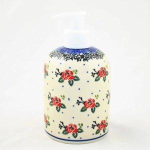 Bunzlau Zeeppompje Tearose 1525X - 573 (Bunzlau). Bunzlau Zeeppompje Tearose 1525X 573 Zeepdispenser