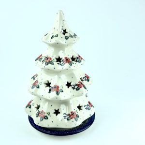 602 Bunzlau Kerstboom middel groot 20 cm 1525X - 602 (Bunzlau). 602 Bunzlau Kerstboom 20cm 1525X Sfeervol waxinelicht In de vorm van een kerstboom.