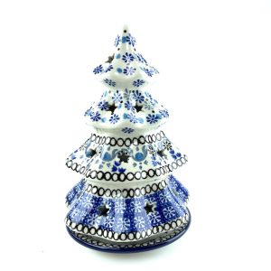 602 Bunzlau Kerstboom middel groot 20 cm 2184X - 602 (Bunzlau). 602 Bunzlau Kerstboom 20cm 2184X Sfeervol waxinelicht In de vorm van een kerstboom.