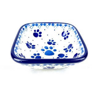 604 Bunzlau vierkant schaaltje 8 x 8 cm 1767X - 604 (Bunzlau). 604 Bunzlau vierkant schaaltje 8 x 8 cm 1767X Klein model schaaltje Voor een theezakje