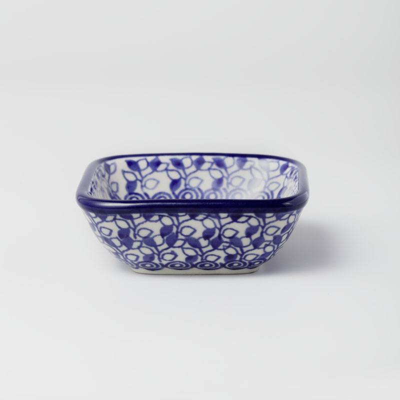 604 Bunzlau vierkant schaaltje 8 x 8 cm 2347X - 604 (Bunzlau). 604 Bunzlau vierkant schaaltje 8 x 8 cm 2347X 604 Klein model schaaltje Voor een theezakje