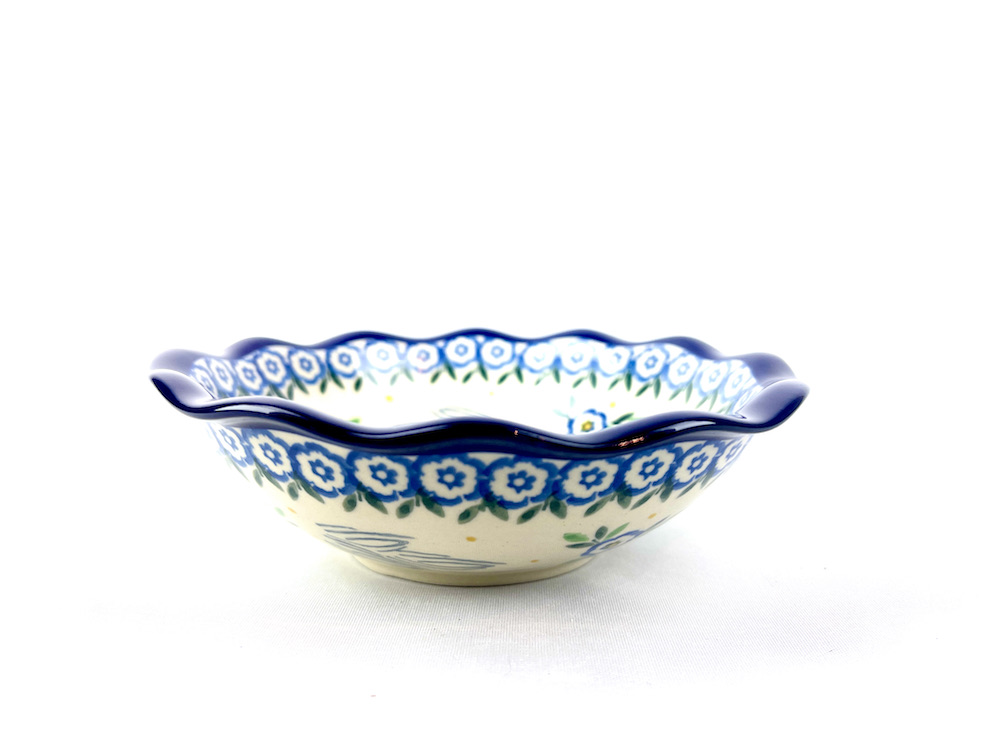 625 Bunzlau Serveerschaaltje gegolfde rand 2623X - 625 (Bunzlau). 625 Bunzlau Serveerschaaltje gegolfde rand 2623X 1e Qlty Lief