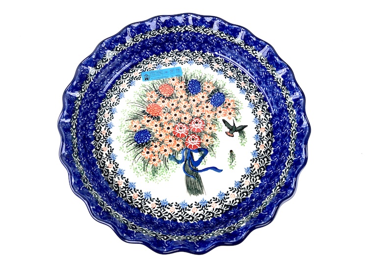 636 Bunzlau Unikat Pie-schaal U2927 - 636 (Bunzlau). 636 Bunzlau Unikat Pie-schaal U2927 Taartvorm