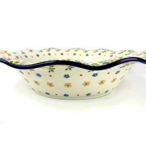 681 BunzlaU Grote Golvende Rand Schaal XXXX1 Ø 32 cm - 681 (Bunzlau). 681 BunzlaU Grote Golvende Rand Schaal XXXX1 Ø 32 cm Leuk voor een salade