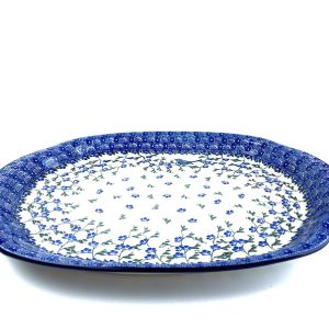 684 Bunzlau Ovale Serveerschaal 1935X - 684 (Bunzlau). 684 Bunzlau Ovale Serveerschaal 1935X Grote maat serveerschaal.