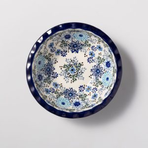 817 Bunzlau Serveerschaaltje geribbelde rand U1685 - 817 (Bunzlau). 817 Bunzlau Serveerschaaltje geribbelde rand U1685 Lief