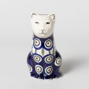 819 Bunzlau Figuur Katje 54 Green Stripes  - 819 (Bunzlau). 819 Bunzlau Figuur Katje 54 Green Stripes Fabriek: CA.