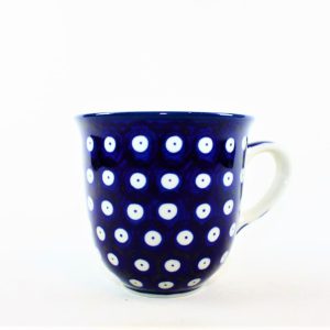 Bunzlau Tulp mok 70AX Blue Eyes 300 ml - 824 (Bunzlau). Bunzlau Tulp mok Blue Eyes 70AX 300 ml 824 Middelgrote tulpvormige mok.