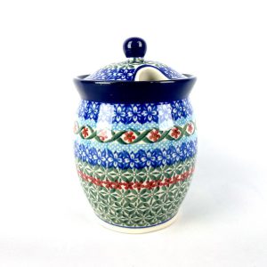 962 Bunzlau Voorraadpot 1357X - 962 (Bunzlau). 962 Bunzlau Voorraadpot 1357X Voorraadpot voor kruiden