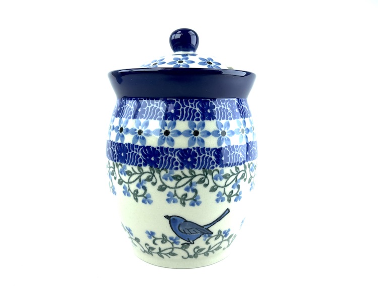 962 Bunzlau Voorraadpot 1932X - 962 (Bunzlau). 962 Bunzlau Voorraadpot 1932X Met opening voor een lepel Jampot