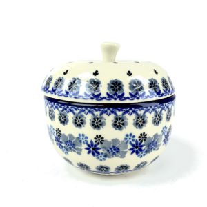 A38 Bunzlau Appelpot klein 1986X - A38 (Bunzlau). A38 Bunzlau Appelpot 1986X klein Klein model Potje voor een gepofte kleine appel Of als snoeppot