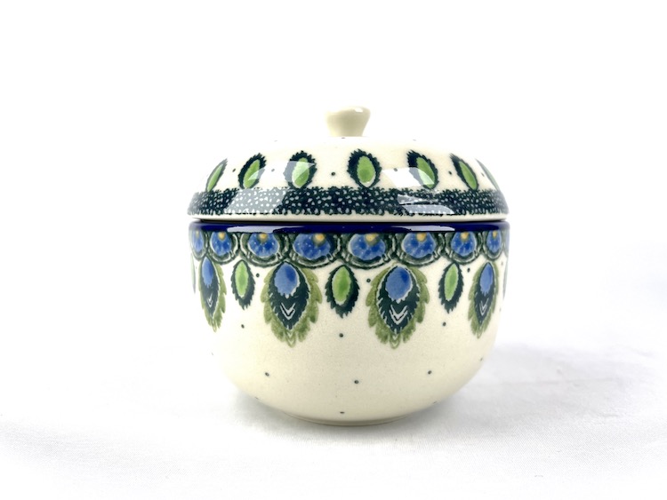 A38 Bunzlau Appelpot klein 2218X - A38 (Bunzlau). A38 Bunzlau Appelpot 2218X klein Potje voor een gepofte kleine appel Of als snoeppot