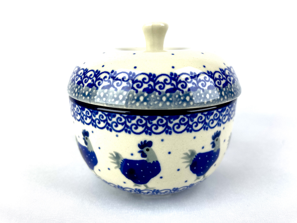 A38 Bunzlau Appelpot klein 2596X - A38 (Bunzlau). A38 Bunzlau Appelpot klein 2596X Klein model Potje voor een gepofte kleine appel Of als snoeppot