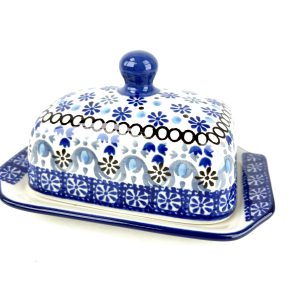 A71 Bunzlau Botervloot klein 2184X - A71 (Bunzlau). A71 Bunzlau Botervloot klein 2184X Kleine botervloot voor een halfje (room/ kruiden) boter Staat zo gezellig op tafel.