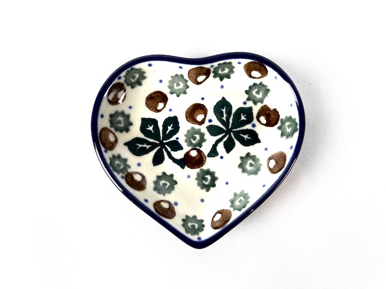 B64 Bunzlau Theetipje 1186X - B64 (Bunzlau). B64 Bunzlau Theetipje 1186X Hartvormig.