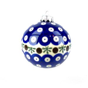 BA Bunzlau Kerstbal 70X Flower Tendril - BA (Bunzlau). BA Bunzlau Kerstbal 70X Flower Tendril Mooie decoratieve Bunzlau kerstbal  Fabriek: Andy.