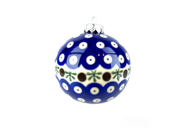 BA Bunzlau Kerstbal 70X Flower Tendril - BA (Bunzlau). BA Bunzlau Kerstbal 70X Flower Tendril Mooie decoratieve Bunzlau kerstbal Fabriek: Andy.