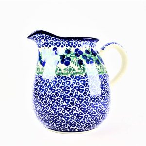 Bunzlau Bolle Kan 1413X - 077 (Bunzlau). Bunzlau Bolle Kan 1413X 077 Middelgroot&nbsp; formaat bolle kan Water/ sap kan staat ook decoratief met een bos bloemen erin inhoud: 1