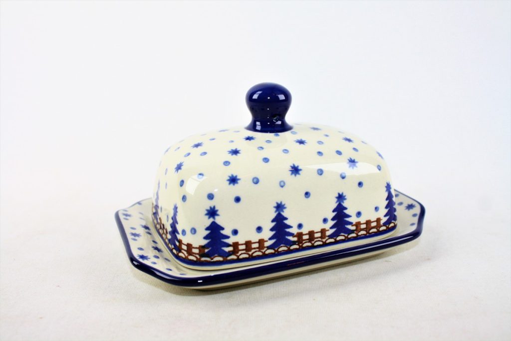 Bunzlau Botervloot klein 339X - A71 (Bunzlau). Bunzlau Botervloot klein 339X A71 Kleine botervloot voor een halfje (room/ kruiden) boter Staat zo gezellig op tafel.