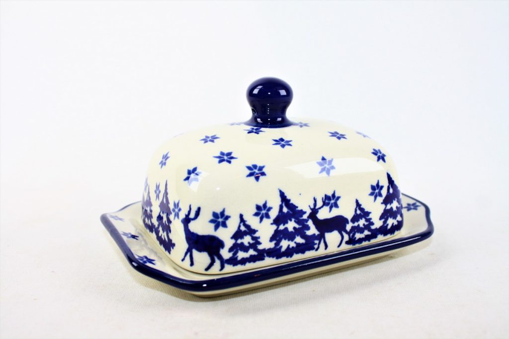 Bunzlau Botervloot klein Rudolph 1931X - A71 (Bunzlau). Bunzlau Botervloot klein Rudolph 1931X A71 Kleine botervloot voor een halfje (room/ kruiden) boter Staat zo gezellig op tafel.