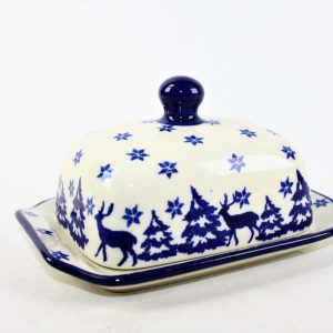 Bunzlau Botervloot klein Rudolph 1931X - A71 (Bunzlau). Bunzlau Botervloot klein Rudolph 1931X A71 Kleine botervloot voor een halfje (room/ kruiden) boter Staat zo gezellig op tafel.