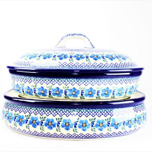 Bunzlau Dekschaal met Rechaud 1328X  - A18 + A91 (Bunzlau). Bunzlau Dekschaal&nbsp;Rechaud 1382X A18 + A91 Een unieke prachtige zeer grote dekschaal met Rechaud Voor alle oven