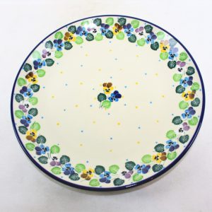 Bunzlau Dinerbord 2340X Viooltjes - 257 (Bunzlau). Bunzlau Dinerbord Viooltjes 2340X&nbsp; 257 Ook te gebruiken als serveerbord Let op de maat!.