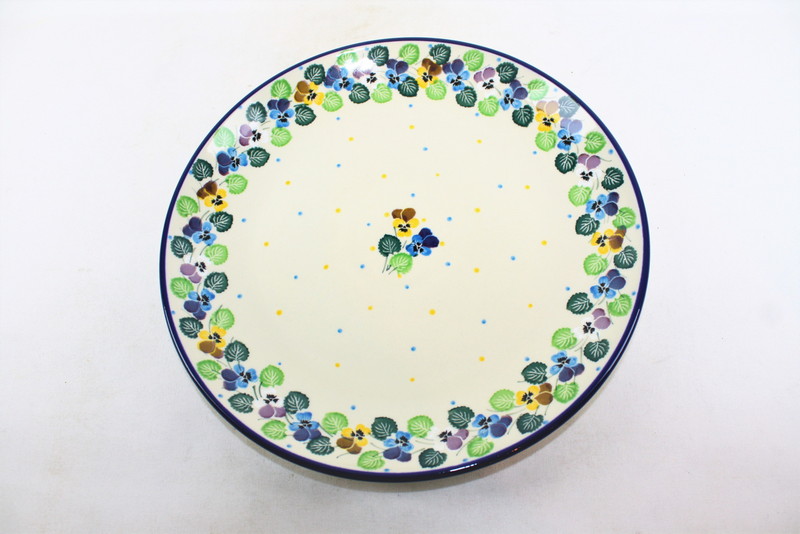 Bunzlau Dinerbord 2340X Viooltjes - 257 (Bunzlau). Bunzlau Dinerbord Viooltjes 2340X&nbsp; 257 Ook te gebruiken als serveerbord Let op de maat!.