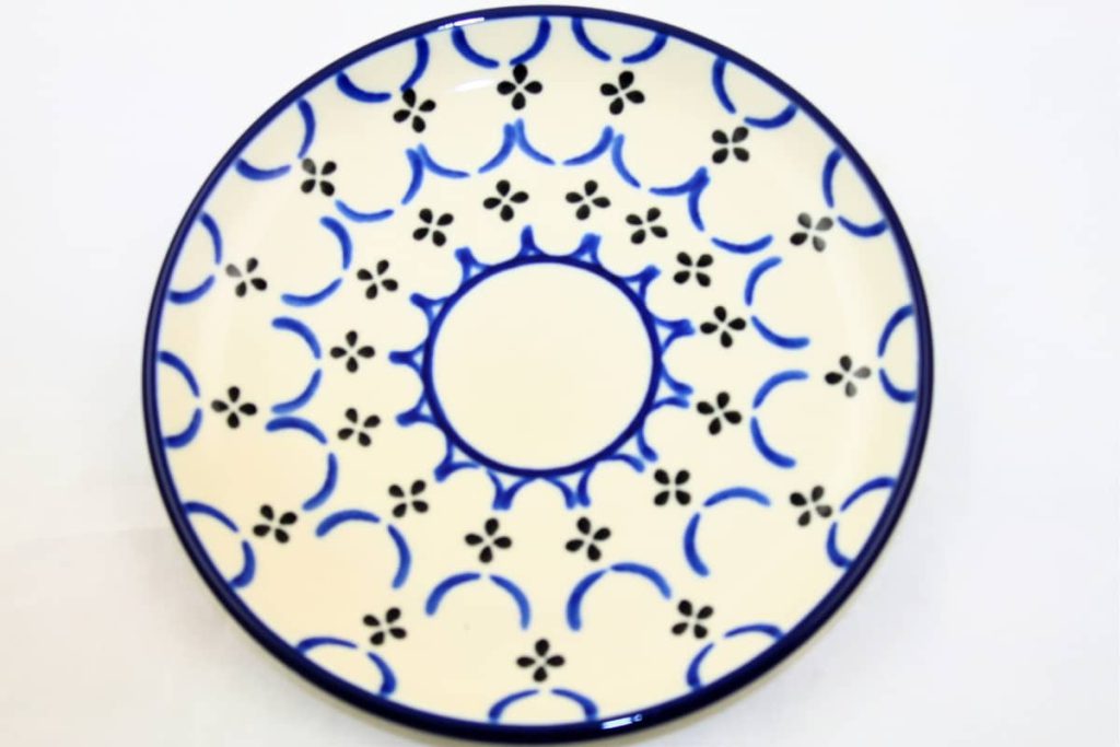 Bunzlau Gebaksbordje 27X Guirlande  - 261 (Bunzlau). Bunzlau Gebaksbordje 27X 261 Voor een heerlijk taartje