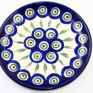 Bunzlau Gebaksbordje 54X Green Stripes  - 261 (Bunzlau). Bunzlau Gebaksbordje Green Stripes 54X 261 Voor een heerlijk taartje