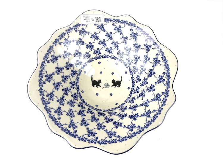 Bunzlau Grote schaal 2588X Ø 30 cm - A83 (Bunzlau). Bunzlau Grote schaal 2588X Ø 26