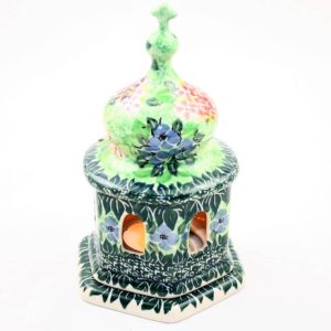 Bunzlau Kerst Kerkje 17cm 15 UNIKAT - A05 (Bunzlau). Bunzlau Kerst Kerkje 17cm 15 UNIKAT A05&nbsp; Gezellig kerst kerkje