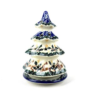 Bunzlau Kerstboom 15 cm 1485X - 512 (Bunzlau). Bunzlau Kerstboom 15cm 1485X&nbsp; 512 Sfeervol kerst waxinelicht.