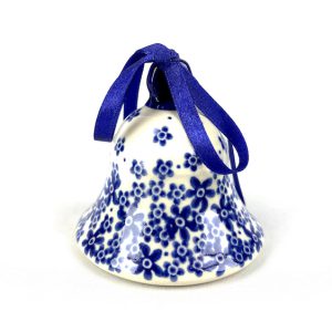 Bunzlau Kerstklokje 1 - klokje 1 (Bunzlau). Bunzlau Kerstklokje 1 Leuk voor in de kerstboom met belletje.