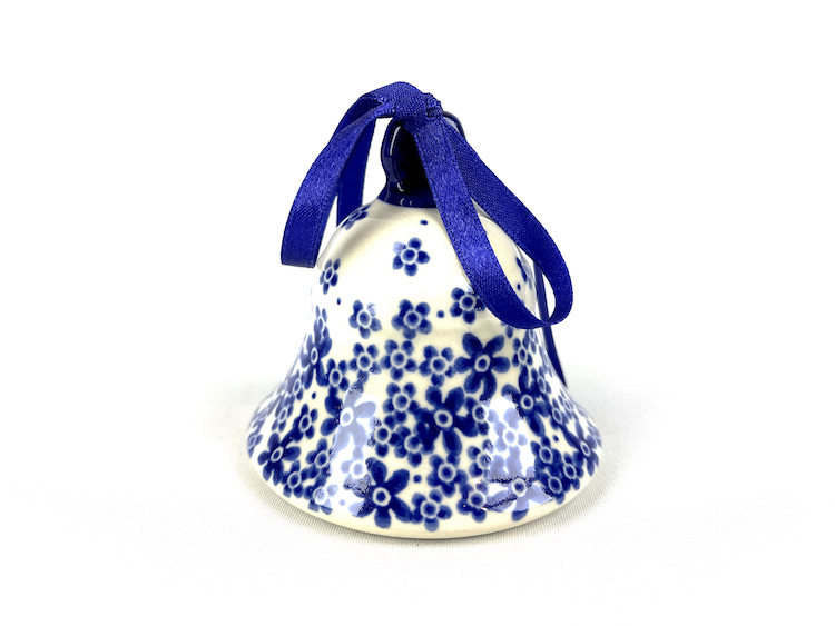 Bunzlau Kerstklokje 1 - klokje 1 (Bunzlau). Bunzlau Kerstklokje 1 Leuk voor in de kerstboom met belletje.