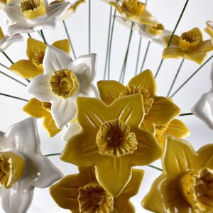 Bunzlau Narcis Wit - narcis wit (Bunzlau). Bunzlau Narcis Wit Verwelkt nooit Met een een lange steel van 38 cm Fabriek: Manufactura.