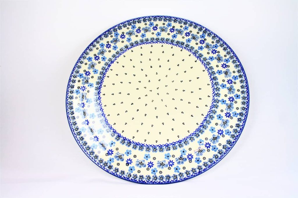Bunzlau Pizzabord 1985X 33 cm - D53 (Bunzlau). Bunzlau Pizzabord 1985X D53 Serving platter Te gebruiken als pizza bord