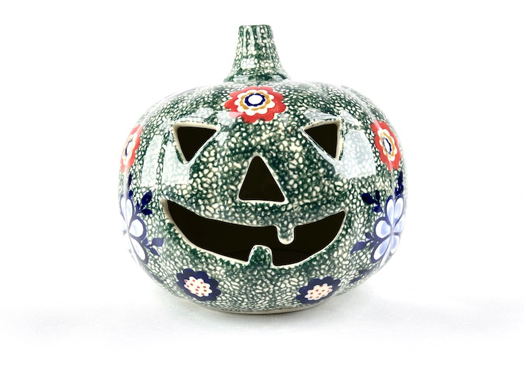 Bunzlau Pompoen Lampion pom 2 - pom 2 (Bunzlau). Bunzlau Pompoen Lampion pom 2 Groot formaat Unikat pompoen Van de fabriek Kalich Fantastisch bij Halloween&nbsp; maar ook prachtig als sfeerlicht!.