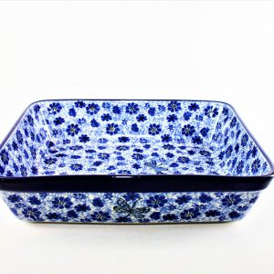 Bunzlau Rechthoekige Ovenschaal 375EX Blue Valentine - 405 (Bunzlau). Bunzlau XXL Rechthoekige Ovenschaal 375EX Blue Valentine 281 Ovenschaal geschikt voor 4&nbsp; personen.