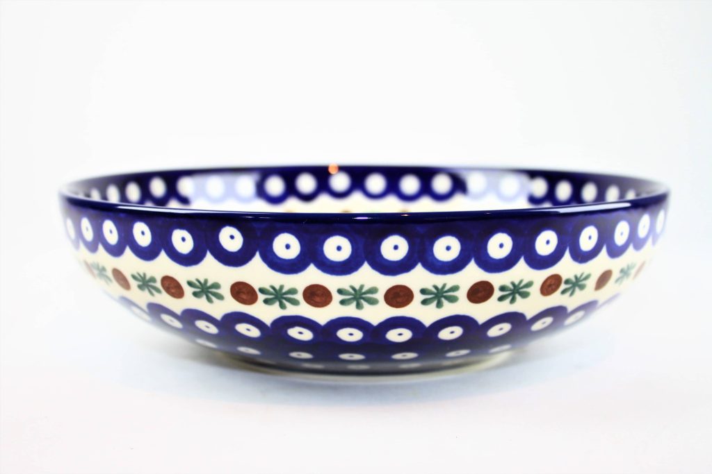 Bunzlau Serveer Schaal 70X Flower Tendril  - 626 (Bunzlau). Bunzlau Serveer Schaal 70X Flower Tendril Ø 14