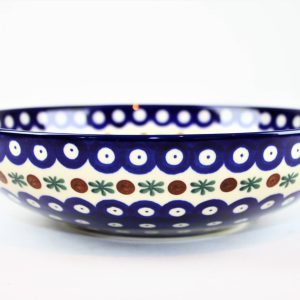 Bunzlau Serveer Schaal 70X Flower Tendril  - 626 (Bunzlau). Bunzlau Serveer Schaal 70X Flower Tendril Ø 14