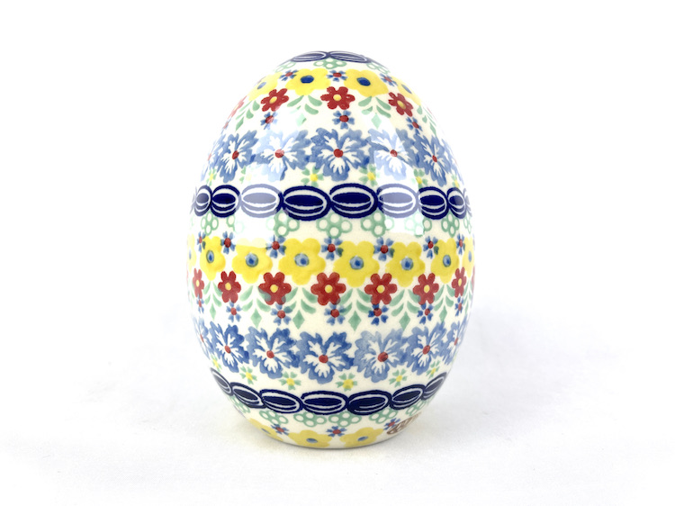 Bunzlau Sierei Large 4 - ei -L (Bunzlau).  Bunzlau Sierei Large 4 Mooi groot decoratief sierei Fabriek: Andy.