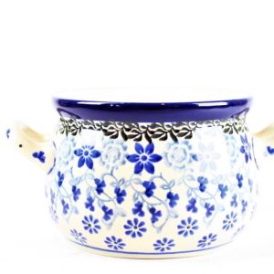 Bunzlau Soepkom Belle Fleur 1829X - 016  (Bunzlau). Bunzlau Soepkom Belle Fleur 1829X 016 16 Handige en mooie soepkom Met kleine oortjes.