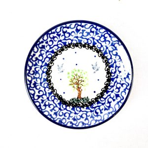 Bunzlau Theetipje 1744X - 262 (Bunzlau). Bunzlau Theetipje 1744X tea bag dish 262 Ronde schotel